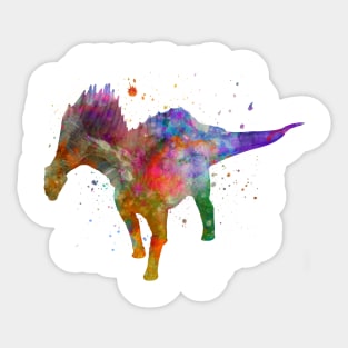 Amargasaurus in watercolor Sticker